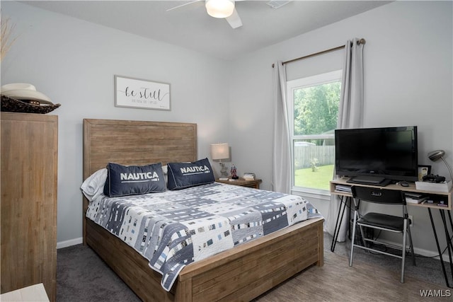 2603 Lauren St, Northport, AL 35475 - bedroom with ceiling fan and baseboards