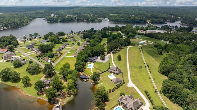 12030 Orlea Ln, Northport, AL 35475 - drone / aerial view of a large body of water and a heavily wooded area