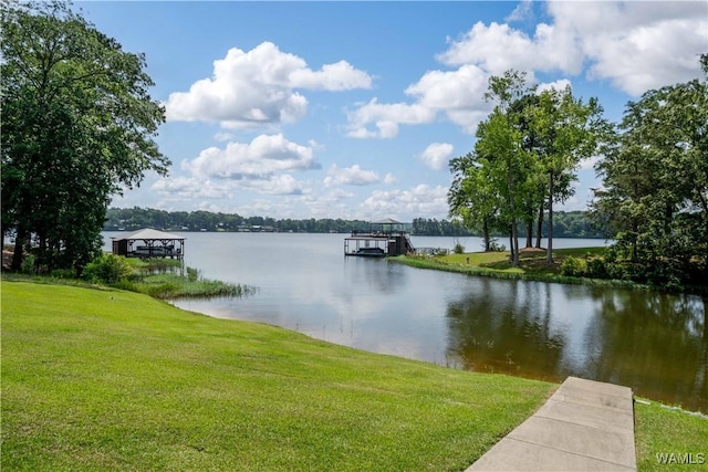 12030 Orlea Ln, Northport, AL 35475 - water view featuring a dock