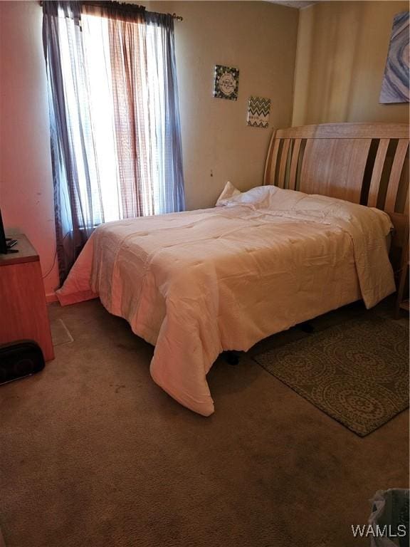 bedroom featuring carpet flooring