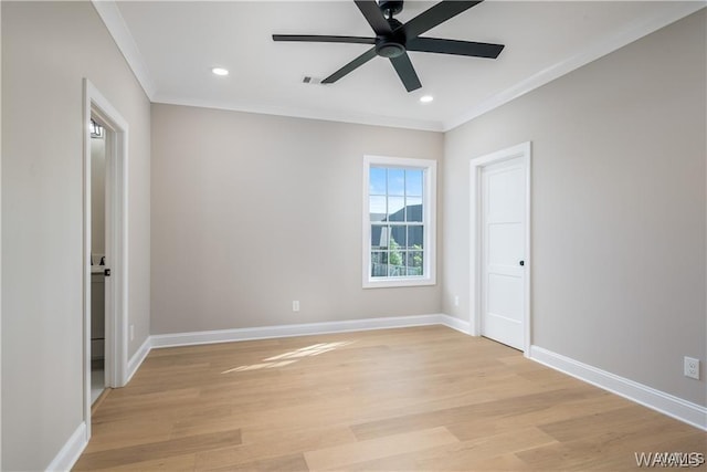 5930 Carleton Park Cir, Tuscaloosa, AL 35406 - empty room featuring baseboards, light wood-style floors, and a ceiling fan