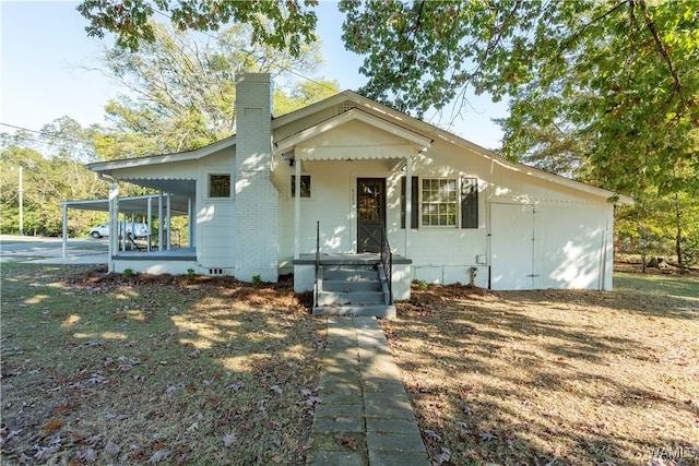 view of bungalow