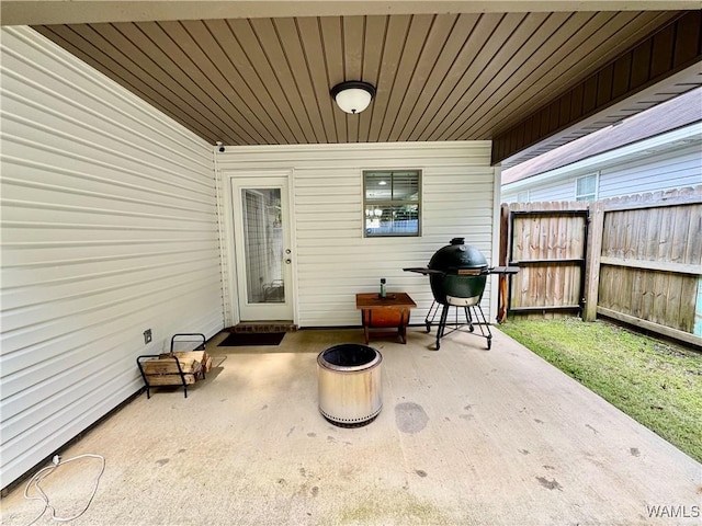 6643 Cooperstown Cir, Tuscaloosa, AL 35453 - view of patio / terrace featuring fence