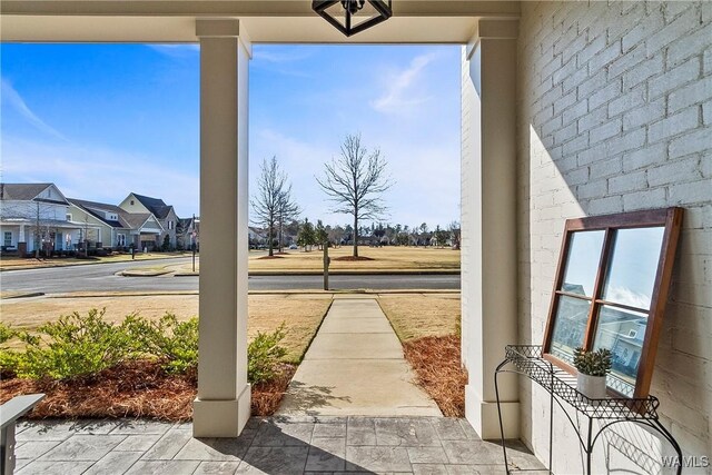 exterior space featuring a residential view