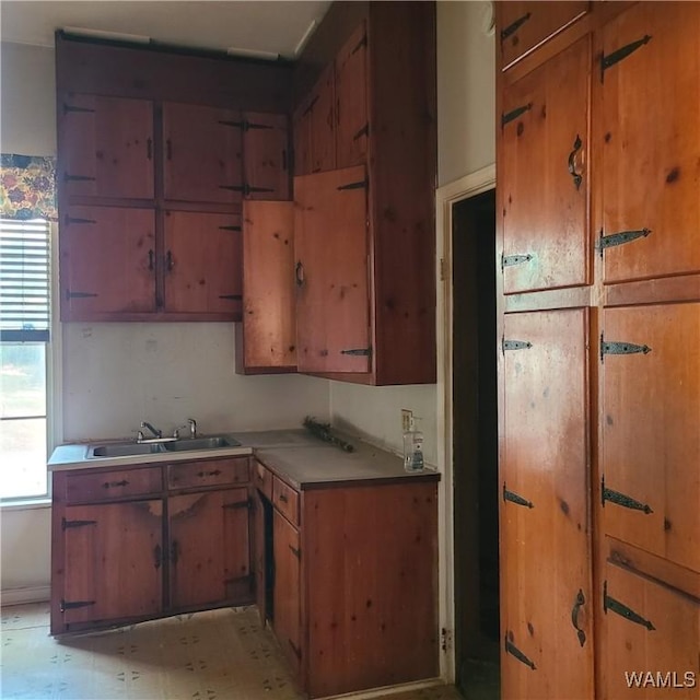 kitchen featuring sink