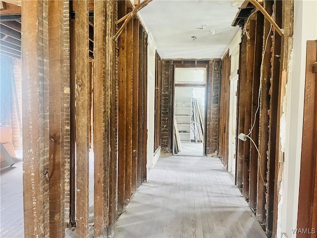 corridor with a wealth of natural light