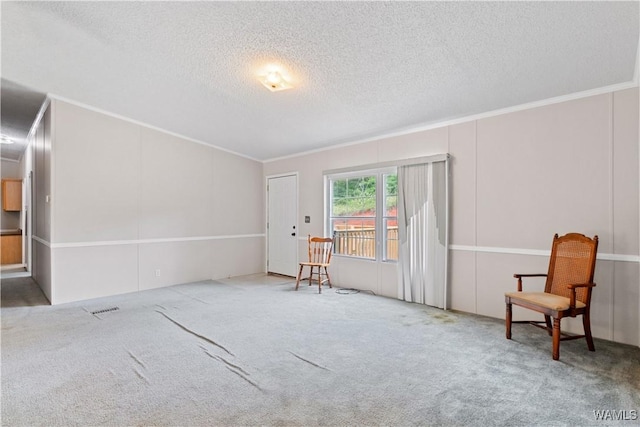 10463 Beulah Lake Ln, Cottondale, AL 35453 - carpeted empty room featuring crown molding and a textured ceiling