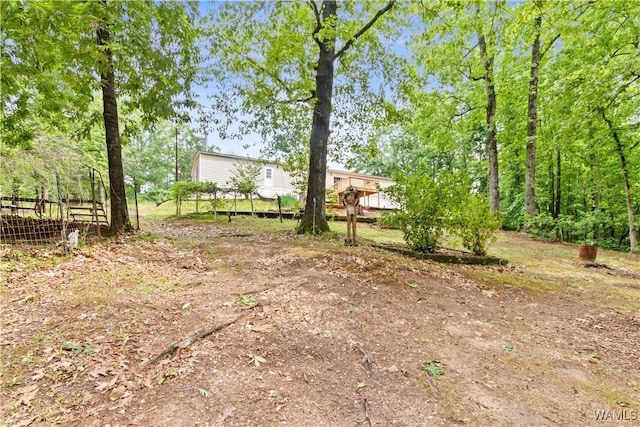 10463 Beulah Lake Ln, Cottondale, AL 35453 - view of yard featuring fence