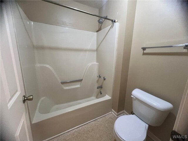 10882 Tingle Tangle Rd, Vance, AL 35490 - bathroom featuring toilet and a textured ceiling
