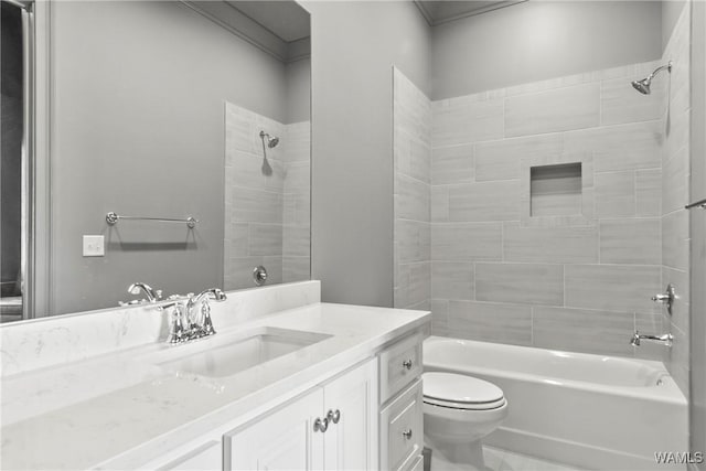 5377 Alexander Ave, Tuscaloosa, AL 35406 - full bathroom featuring vanity and shower / bathtub combination