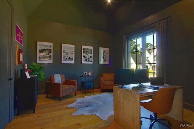 5377 Alexander Ave, Tuscaloosa, AL 35406 - home office featuring wood finished floors and baseboards