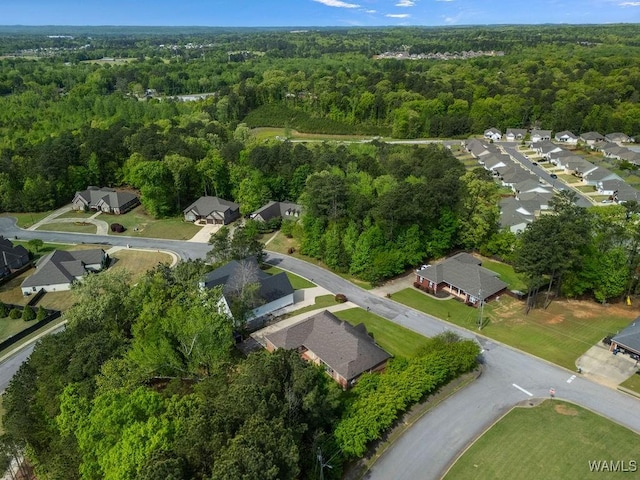 4901 Oak Way, Northport, AL 35473 - drone / aerial view with a residential view and a wooded view