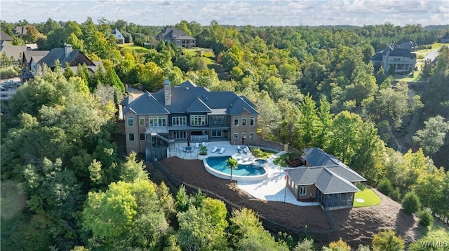 1231 Diamond Point Cir, Tuscaloosa, AL 35406 - aerial view featuring a view of trees