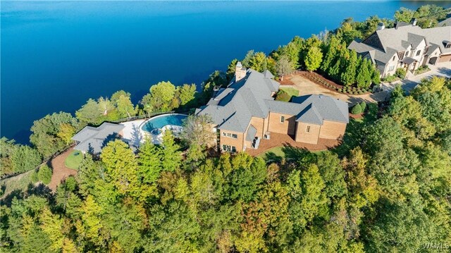 1231 Diamond Point Cir, Tuscaloosa, AL 35406 - aerial view featuring a residential view and a water view