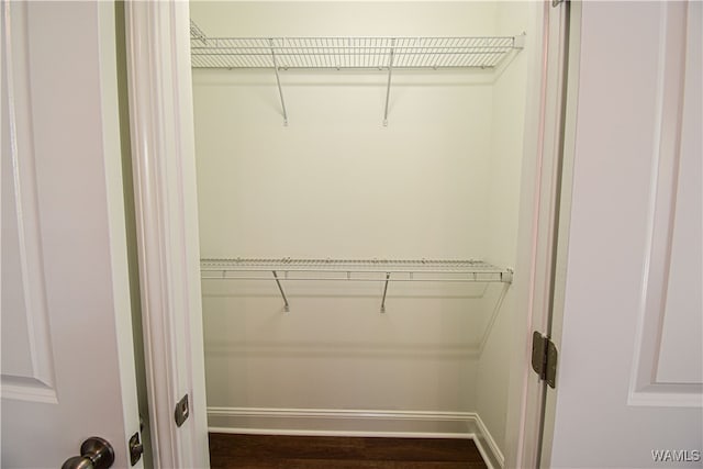 view of closet