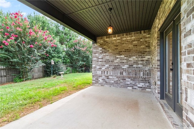 9437 Crete Cir, Tuscaloosa, AL 35406 - fenced backyard with a patio