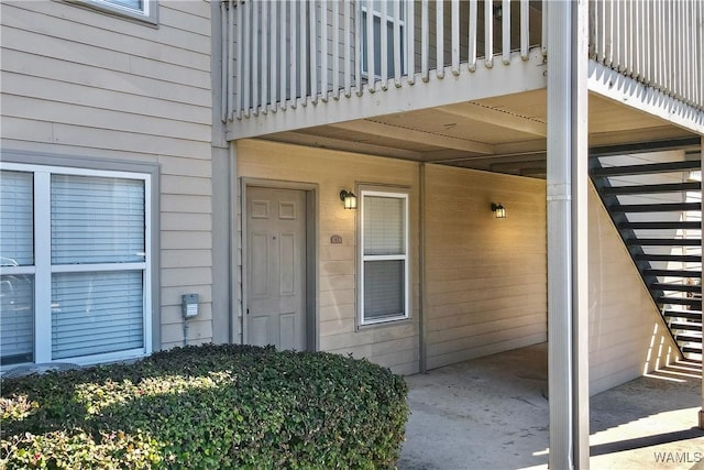 view of entrance to property