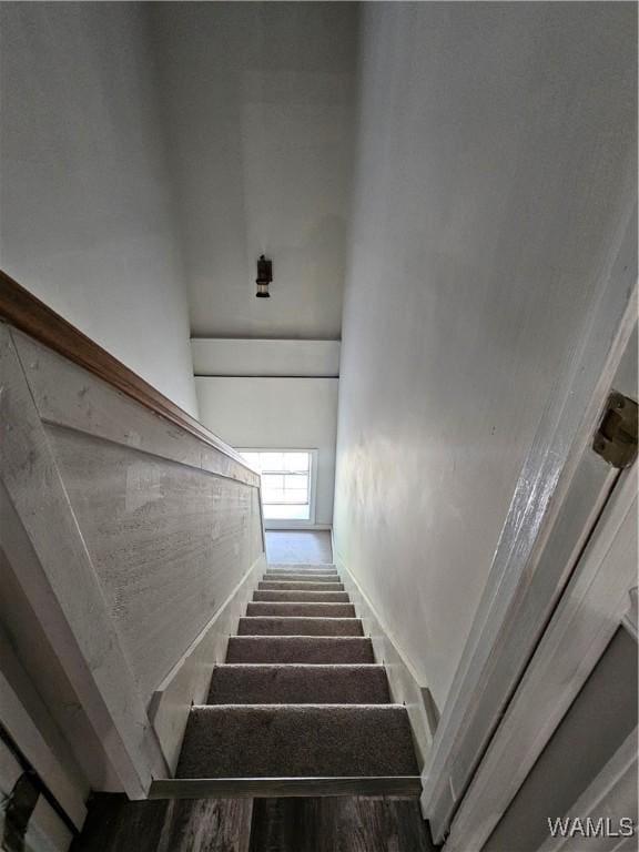14541 Keenes Mill Rd, Coaling, AL 35453 - staircase with wood finished floors