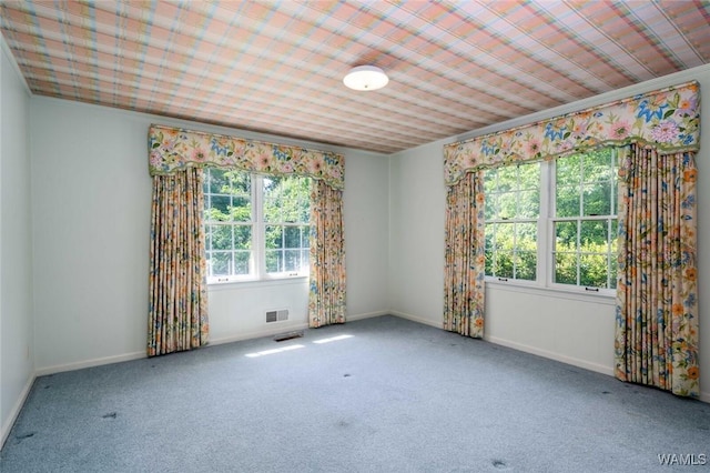 5204 Dove Creek Ave, Northport, AL 35473 - carpeted empty room featuring baseboards and wooden ceiling