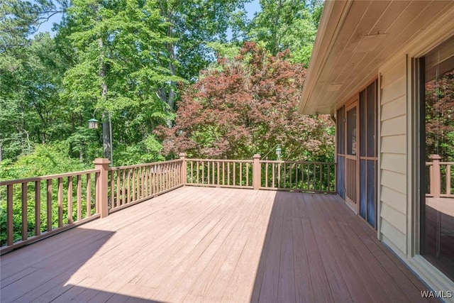 5204 Dove Creek Ave, Northport, AL 35473 - view of wooden terrace