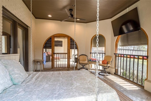 1901 Point Clear Rd, Tuscaloosa, AL 35406 - bedroom with recessed lighting