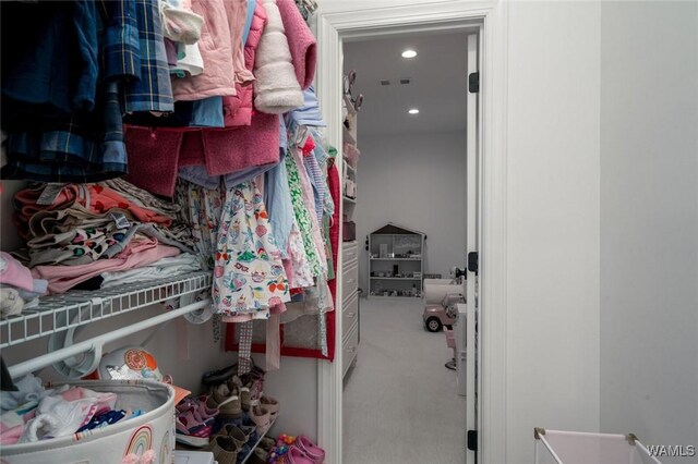 1901 Point Clear Rd, Tuscaloosa, AL 35406 - walk in closet featuring carpet flooring