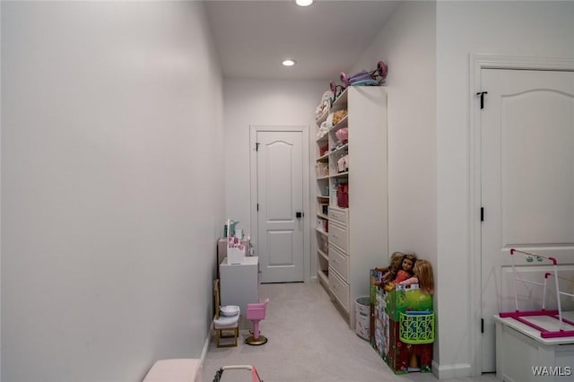 1901 Point Clear Rd, Tuscaloosa, AL 35406 - mudroom with recessed lighting and light colored carpet