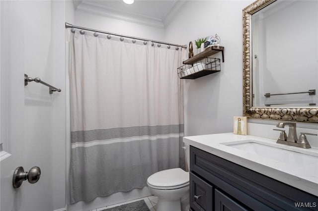 11210 Davis Pl, Northport, AL 35475 - full bathroom with vanity and crown molding