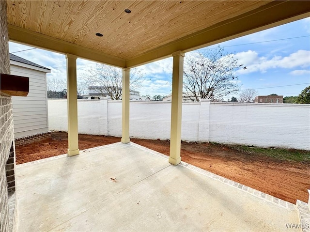 view of patio