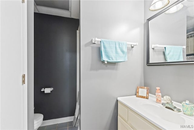 15551 Oakwood Dr, Brookwood, AL 35444 - bathroom with vanity and tile patterned floors