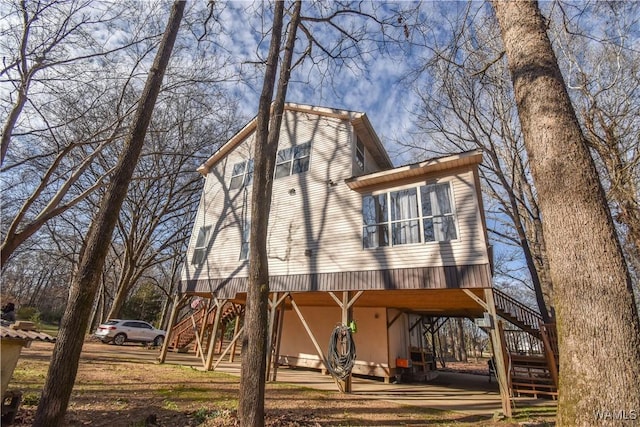 view of rear view of house