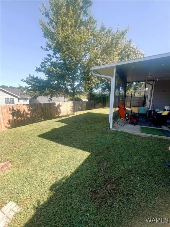 2712 Shady Bank Ln, Northport, AL 35473 - view of yard featuring a patio area