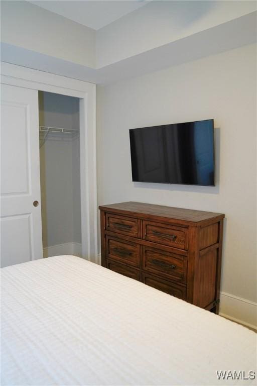 1018 Hackberry Ln Unit 113, Tuscaloosa, AL 35401 - bedroom featuring a closet and baseboards