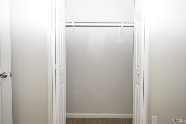 view of closet