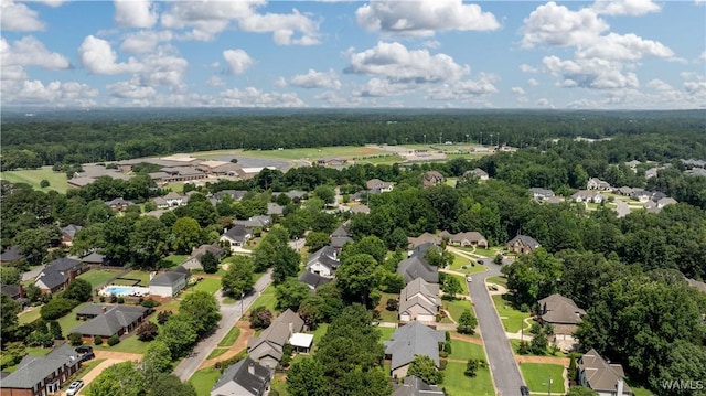 1137 Germantown Rd, Tuscaloosa, AL 35406 - aerial perspective of suburban area featuring a forest
