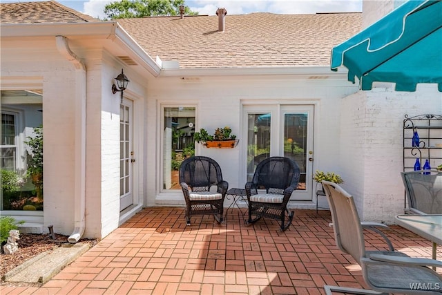 1137 Germantown Rd, Tuscaloosa, AL 35406 - view of patio / terrace featuring french doors