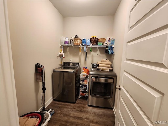 15525 Tide Water Ter, Brookwood, AL 35444 - washroom with washer and clothes dryer and dark wood finished floors