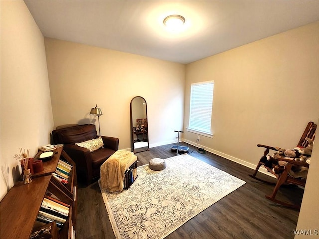 15525 Tide Water Ter, Brookwood, AL 35444 - living area featuring dark wood-style floors and baseboards