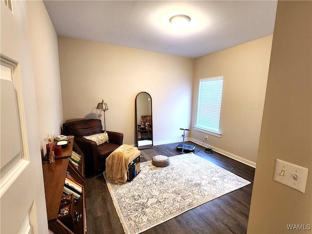 15525 Tide Water Ter, Brookwood, AL 35444 - living area with dark wood-style flooring and baseboards