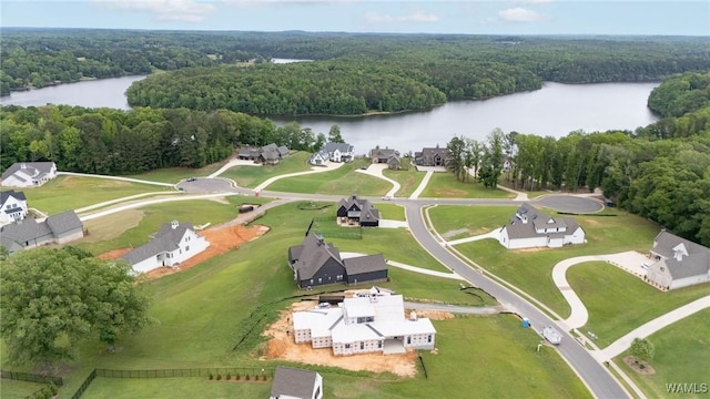 14326 Highland Lakes Dr, Northport, AL 35475 - bird's eye view of a forest and a nearby body of water