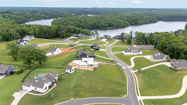 14326 Highland Lakes Dr, Northport, AL 35475 - aerial overview of property's location featuring a forest and a large body of water