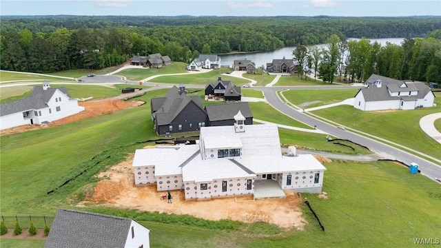 14326 Highland Lakes Dr, Northport, AL 35475 - drone / aerial view of a heavily wooded area and a nearby body of water