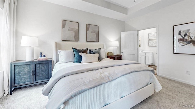 9343 Havenridge Loop, Tuscaloosa, AL 35405 - carpeted bedroom featuring baseboards and connected bathroom