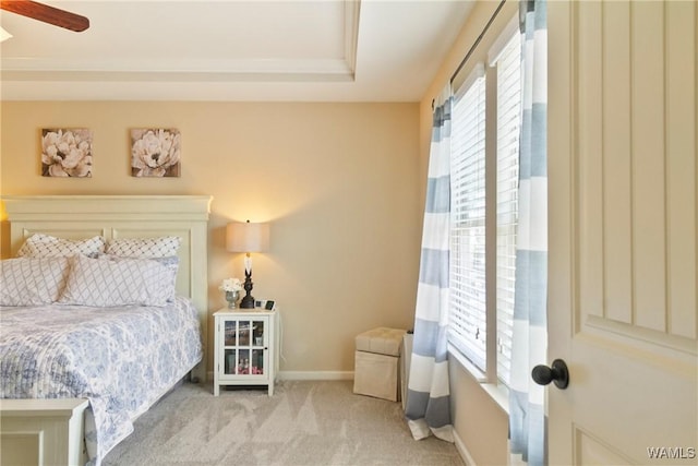 2757 Lily Cir, Northport, AL 35473 - carpeted bedroom with baseboards and a raised ceiling