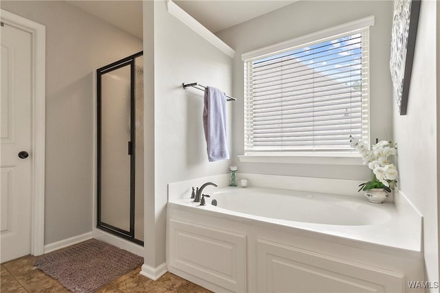 2757 Lily Cir, Northport, AL 35473 - full bathroom with a stall shower and a garden tub