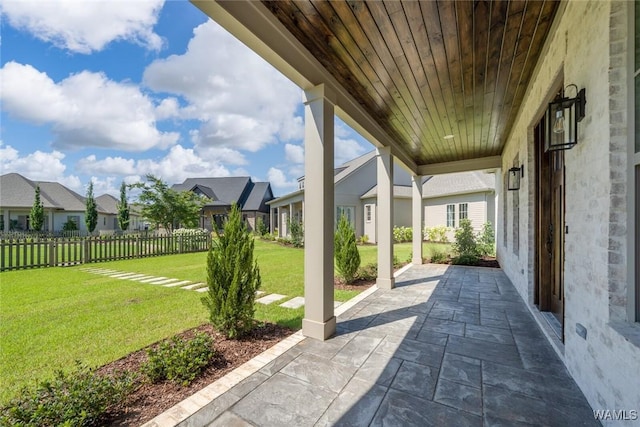 407 Edgefield Mews Cir, Tuscaloosa, AL 35406 - view of patio with a residential view