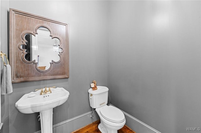 120 Magnolia Cir, Centreville, AL 35042 - bathroom featuring toilet and wood finished floors