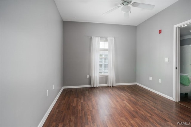 303 Helen Keller Blvd Unit B319, Tuscaloosa, AL 35404 - unfurnished bedroom featuring wood finished floors and a ceiling fan