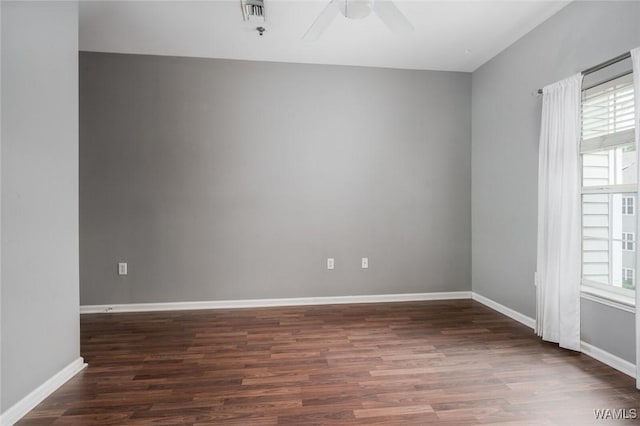 303 Helen Keller Blvd Unit B319, Tuscaloosa, AL 35404 - empty room with wood finished floors and a ceiling fan