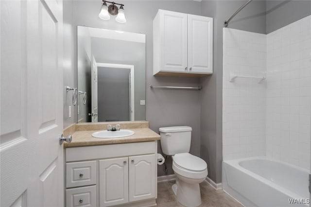 303 Helen Keller Blvd Unit B319, Tuscaloosa, AL 35404 - bathroom featuring vanity, tile patterned flooring, and shower / bathtub combination
